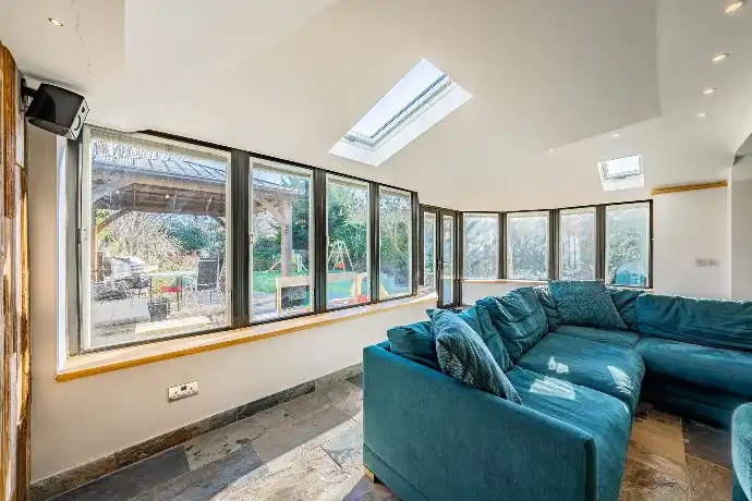 Inside image of a completed LEKA installation