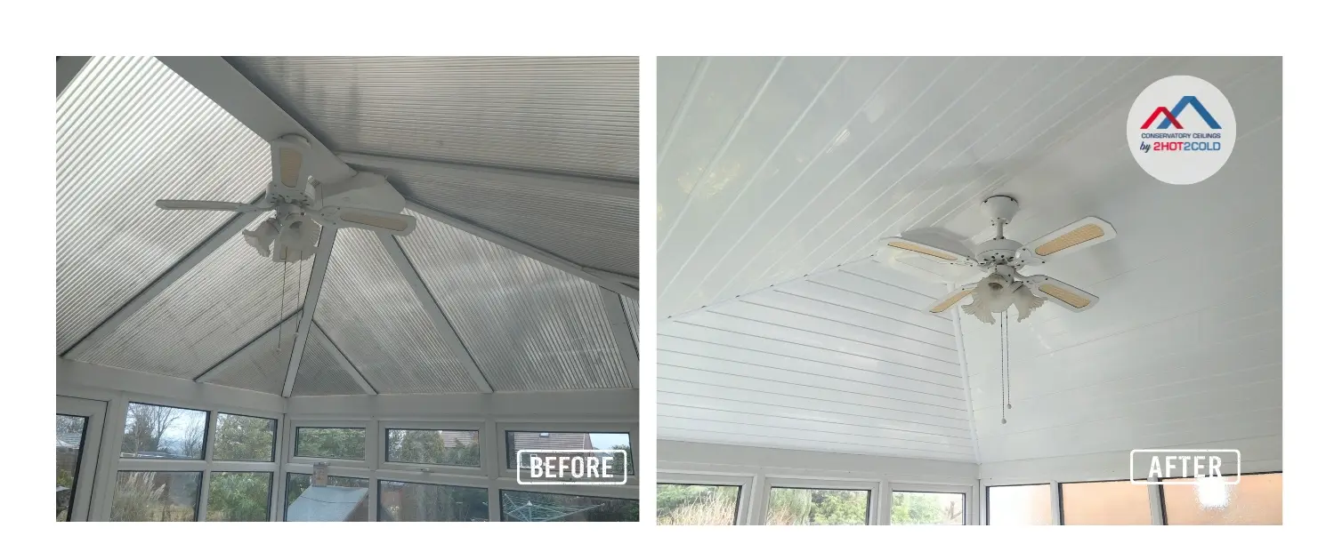 Insulated conservatory ceiling 