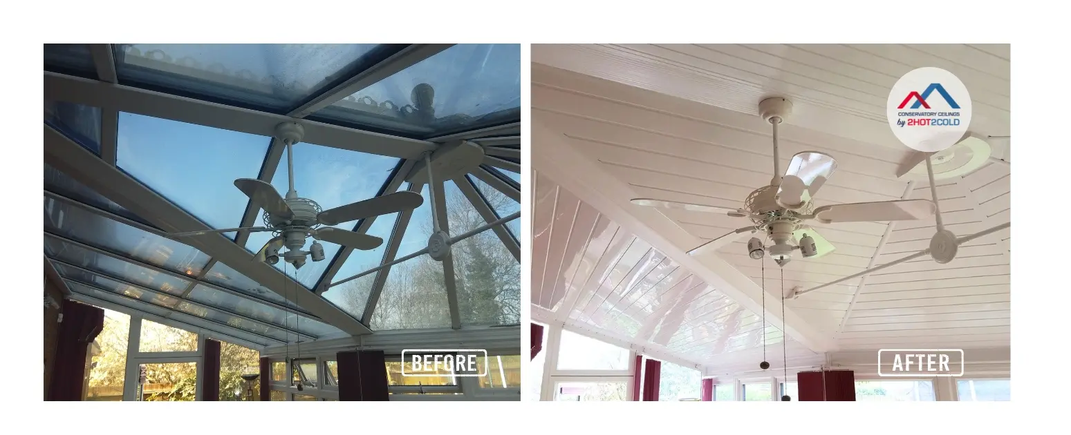 Insulated conservatory ceiling