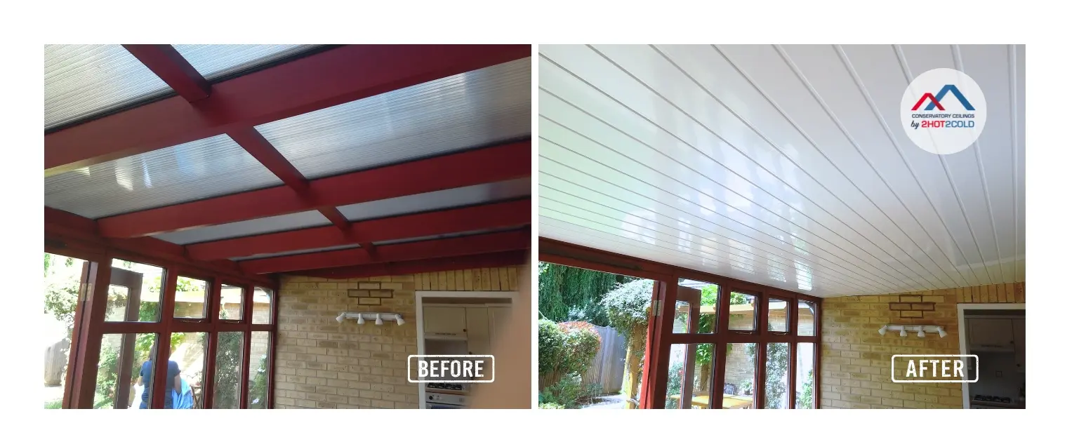 Insulated conservatory ceiling