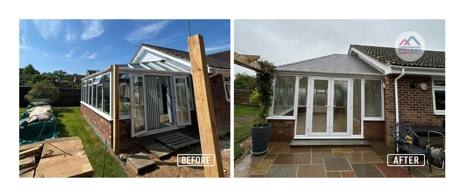 Insulted tiled conservatory roof REplacement conservatory Roof